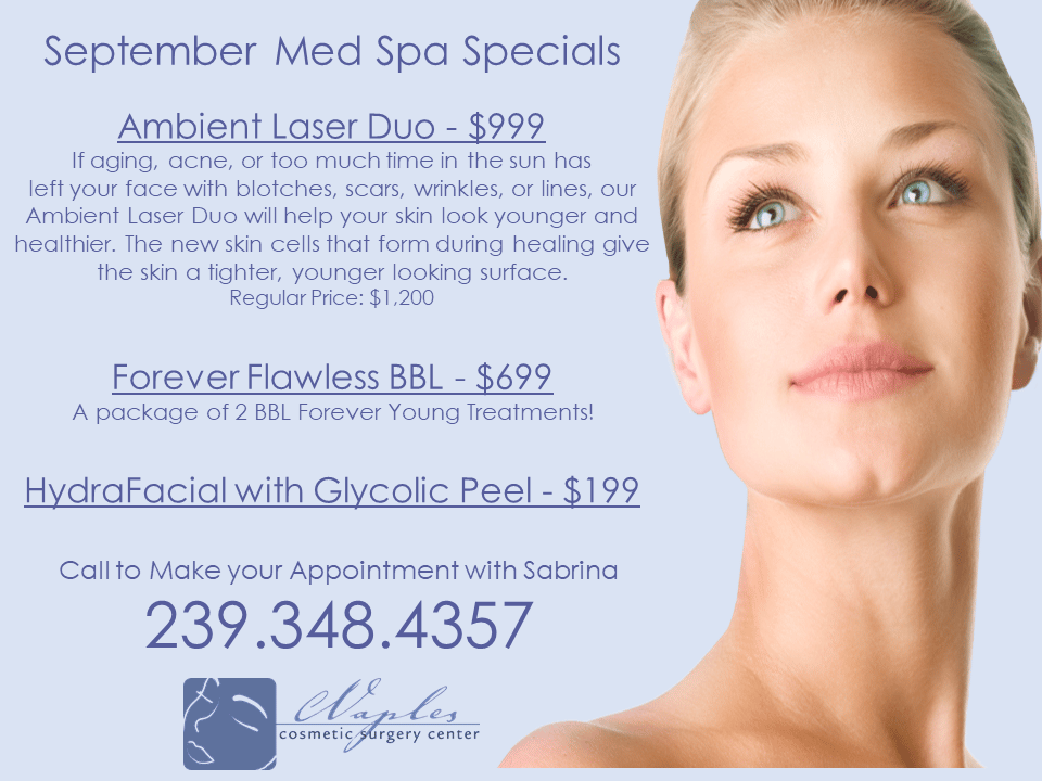 September 2020 Med Spa Specials