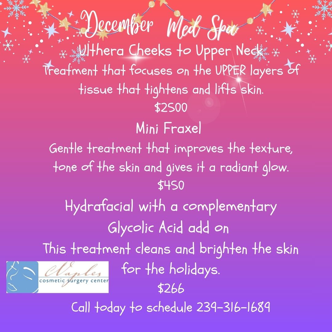 Dec 2025 Med Spa Specials